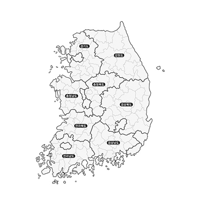 전국 지도